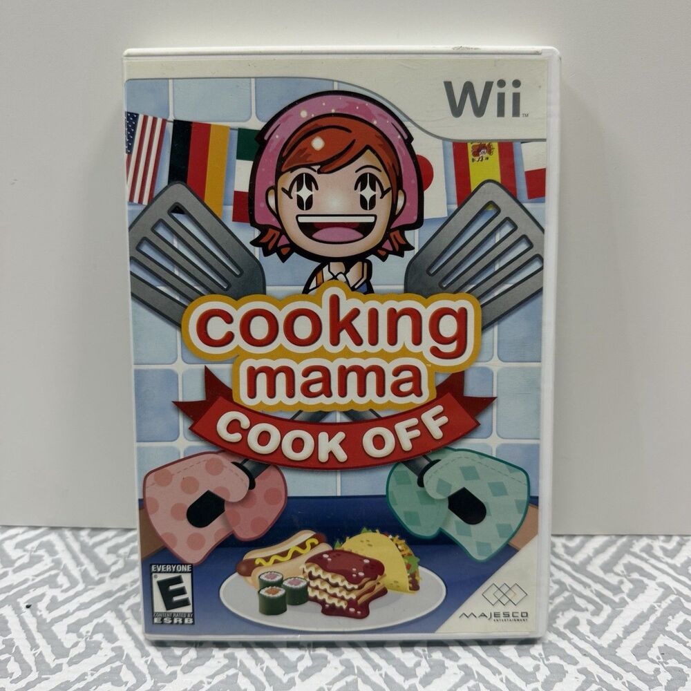 Cooking Mama Cook Off Nintendo Wii Game CIB Tested & Working Fast Shipping EUC